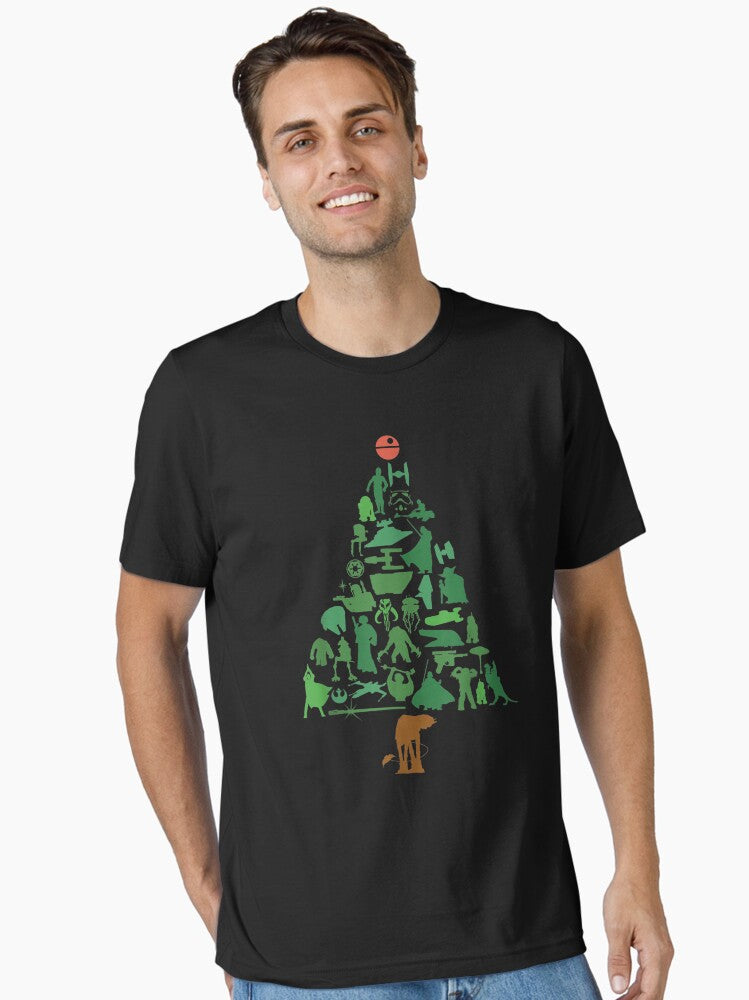 Holiday Christmas Tree Essential T-Shirt | Premium Unisex T-Shirt, Trending Graphic Tee