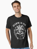 Reading Is Fun Baphomet Occult Style Essential T Shirt T Shirt High Search Demand High CTR Pick