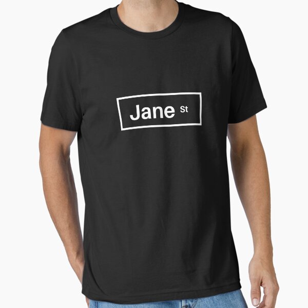 Jane st BearTingz Street sign design  Essential T-Shirt for Sale by BearTingz