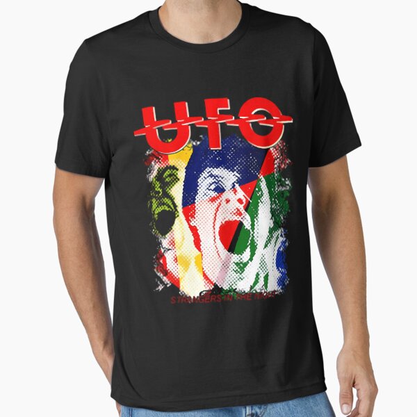 Funny Ufo Band Essential T-Shirt by AugustinVincent