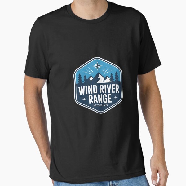 Wind River Range Wyoming Nature Mountain Graphic Essential T-Shirt for Sale by Jadiantukora