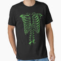 Green Ribcage  Essential T-Shirt for Sale by Technoir