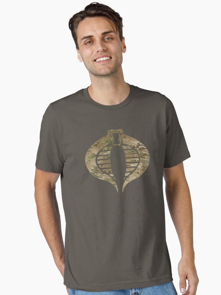 Cobra Logo Multicam Camo Essential T Shirt T Shirt Viral US Style Top Rated Design