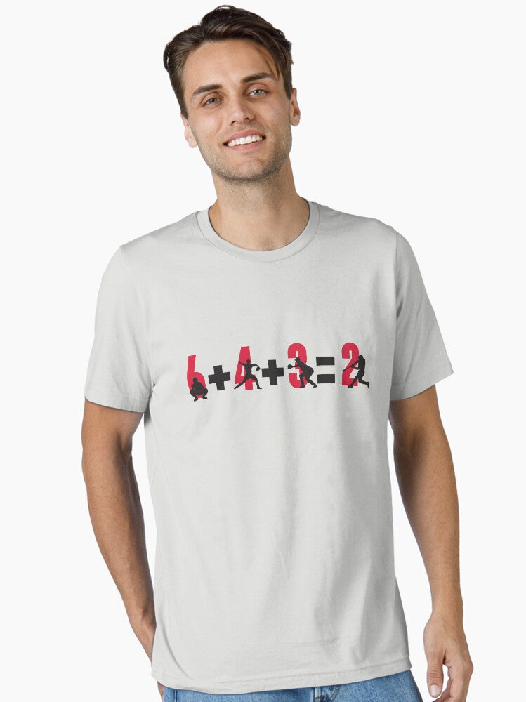 Baseball double play 6 4 3 2 Essential T Shirt T Shirt Streetwear Style Gift Ready