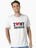 I love my girlfriend Essential Shirt T Shirt Minimal Style