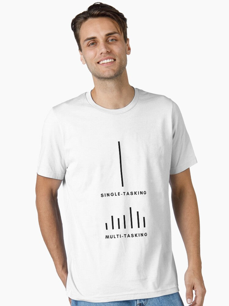 Single Vs Multi Tasking Essential T Shirt T Shirt Minimal Style