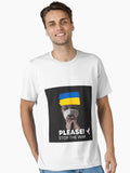please stop the war New collection classic shirt Essential Shirt T Shirt US Market