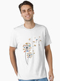 Dandelion Flower Books Fly Reading Gift T Shirt Essential T Shirt T Shirt Trending 2025 Streetwear Essential