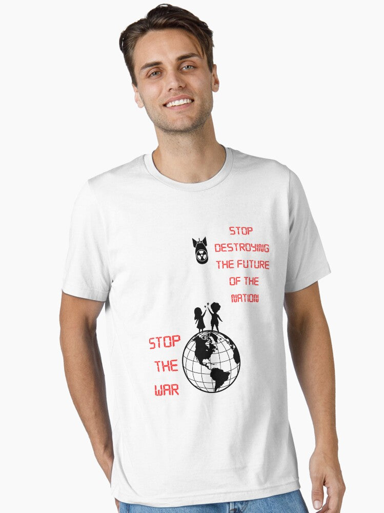 Stop the war Essential Shirt T Shirt Minimal Style