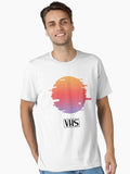 VHS Cassette Glitch Essential T-Shirt | Premium Unisex T-Shirt, Trending Graphic Tee
