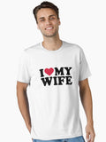 I love heart my wife Essential Shirt T Shirt Minimal Style