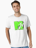MTV Cracked Paint MTV Logo Essential T Shirt T Shirt Streetwear Style Pop Art Style