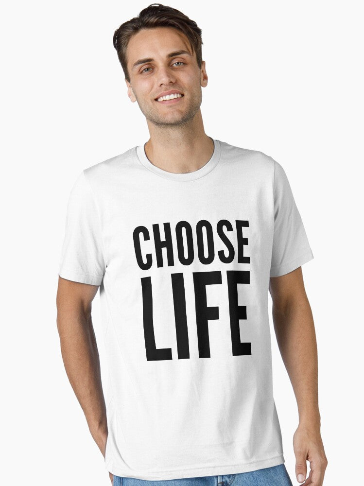 Choose Life Vintage Retro 80s Essential T Shirt T Shirt Clean Design