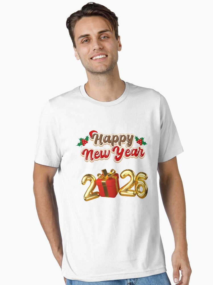 Happy New Year 2026 Design Essential T Shirt T Shirt Trending US New Year Trend