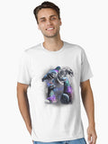 Funny Three Pigeon Moon Weird Cursed Meme 3 Pigeon Silly Essential T-Shirt | Premium Unisex T-Shirt, Trending Graphic Tee