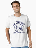 More trash can Less trash can't Vintage Style Shirt Raccoon opossum Shirt Meme T Shirt Vintage Cartoon T Shirt Aesthetic Tee Unisex Essential T-Shirt | Premium Unisex T-Shirt, Trending Graphic Tee