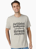 Artificial intelligence is no match for natural stupidity Essential T Shirt T Shirt Comfort Fit Best Seller Look