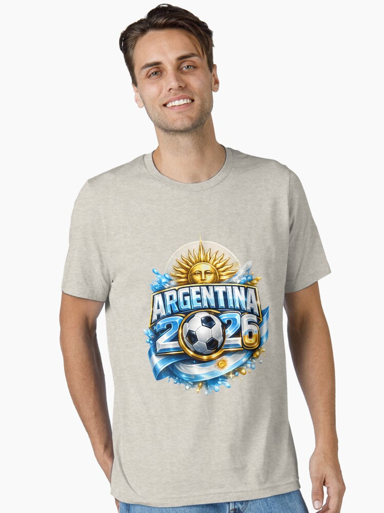 Argentina 2026 World Cup Soccer FIFA Essential T-Shirt