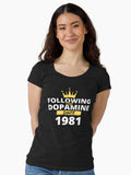 ADHD 1981 Fitted Scoop T-Shirt