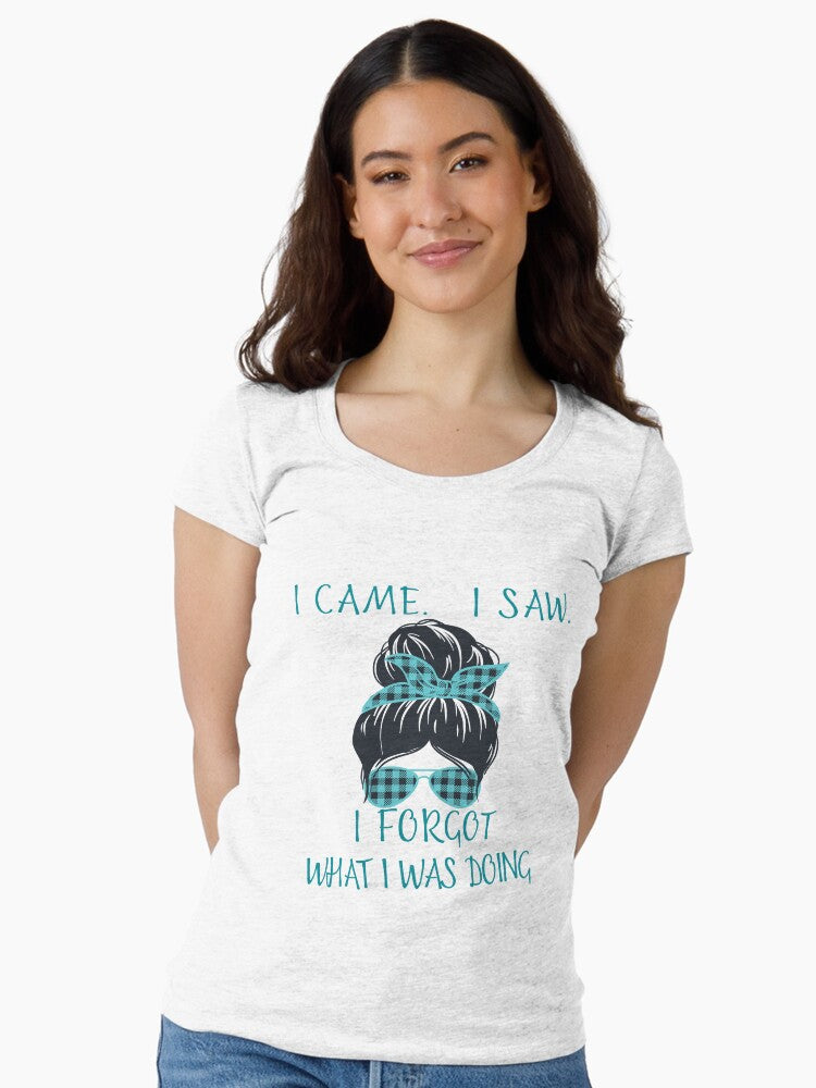 Funny ADHD Fitted Scoop T-Shirt