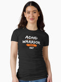 ADHD Joke Fitted T-Shirt