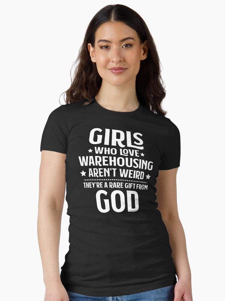 Warehouse Worker Warehouseman Warehousing Fitted T Shirt