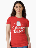 Women's Canning Queen Tee Gardening T-Shirt Fitted T-Shirt