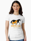 ADHD Awareness Dad Unicorn Dadacorn Support ADHD Warrior Fitted T-Shirt