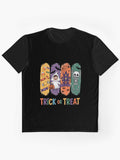 Trick Or Treat Graphic T Shirt Everyday Wear