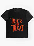 Halloween Trick Or Treat Graphic T Shirt US Trend