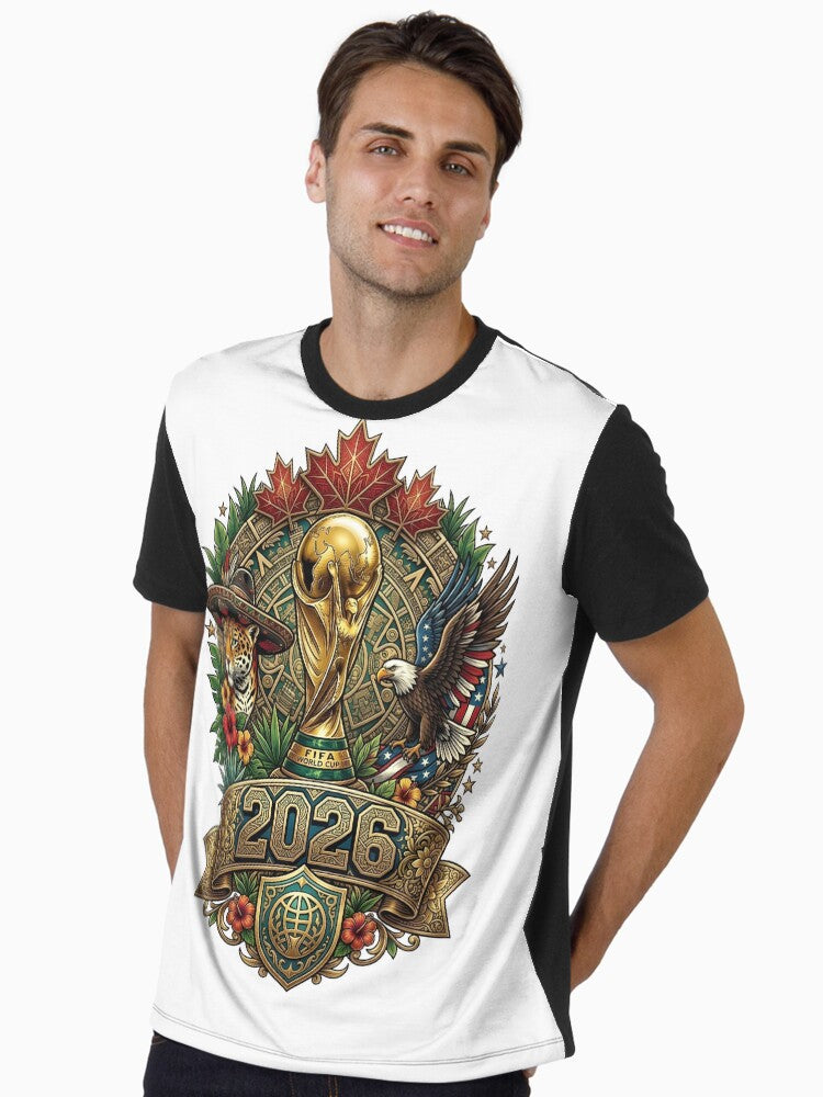 2026 World Cup Jaguar Eagle Heritage Emblem Graphic T-Shirt