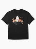 Retro BOHO Spooky Halloween Ghost Oversized T Shirt