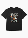Spooky Trick Or Treat Oversized T Shirt Premium Print