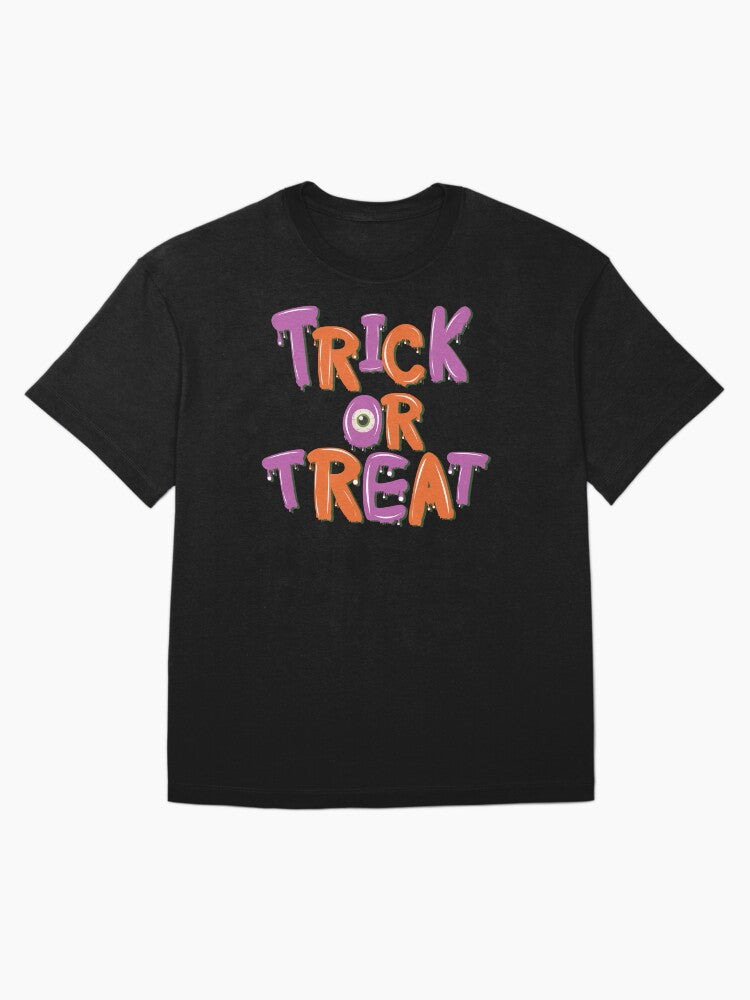 Trick Or Treat Halloween Oversized T Shirt Everyday Wear