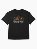 Trick Or Treat Oversized T Shirt Minimal Style 10