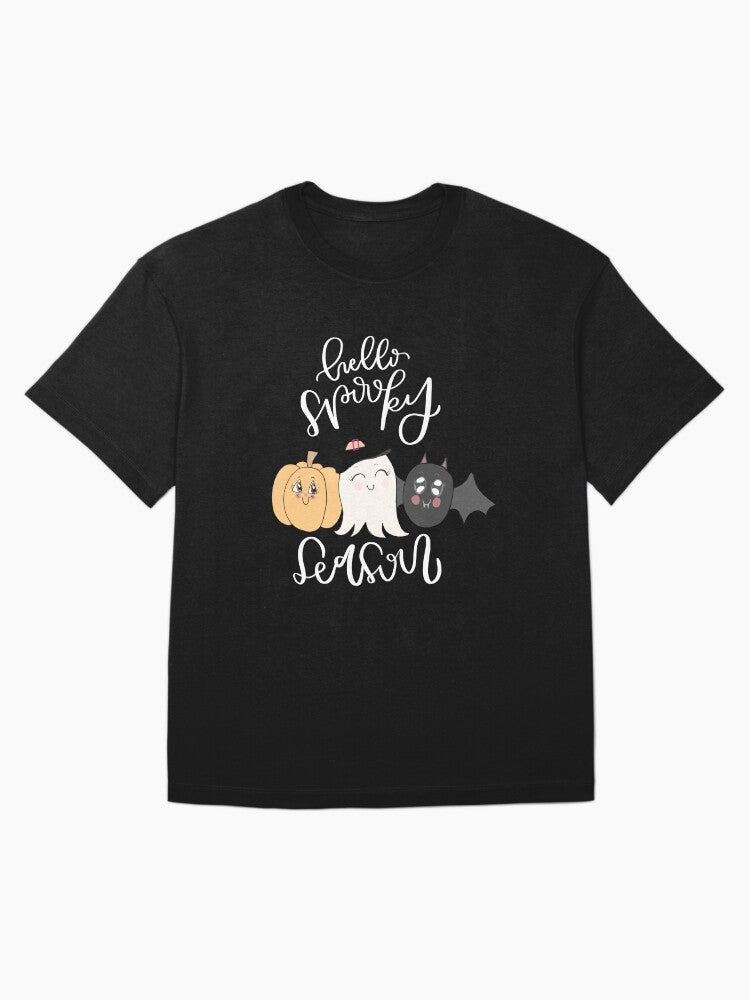 Hello Spooky Season Oversized T Shirt