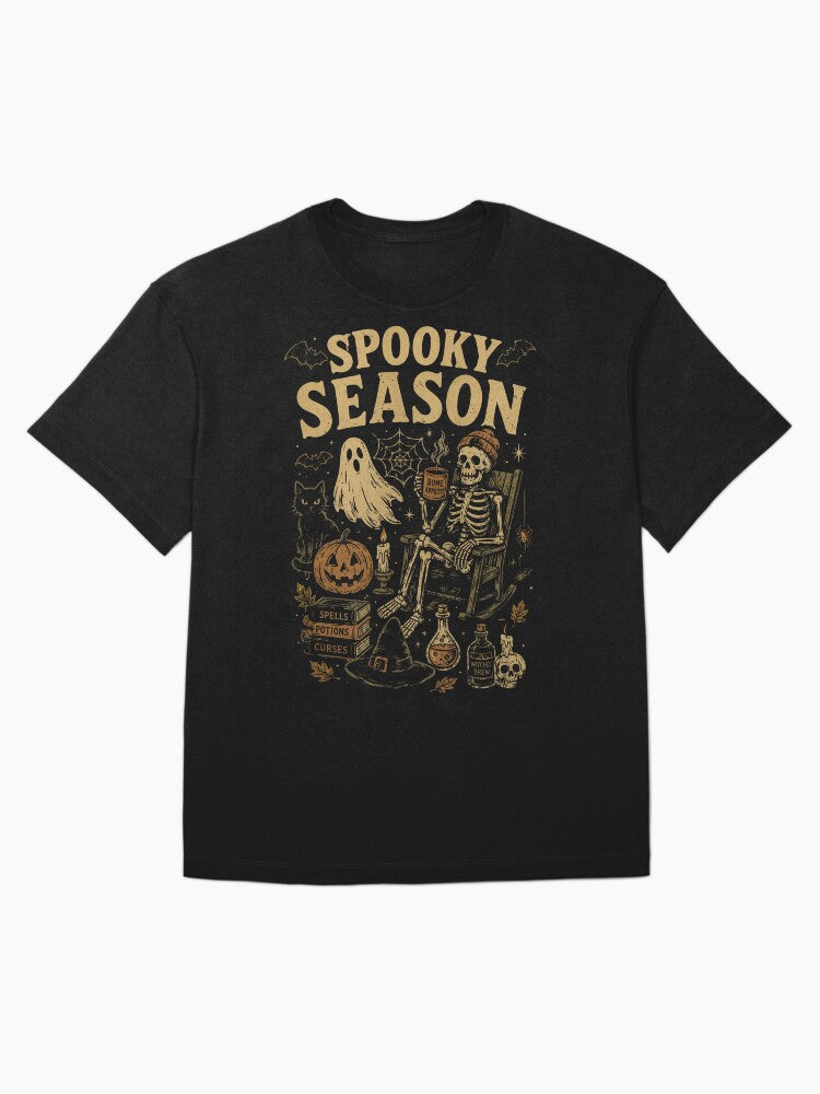 Spooky Season T Shirt Oversized