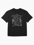 Trick Or Treat Oversized T Shirt Minimal Style 4