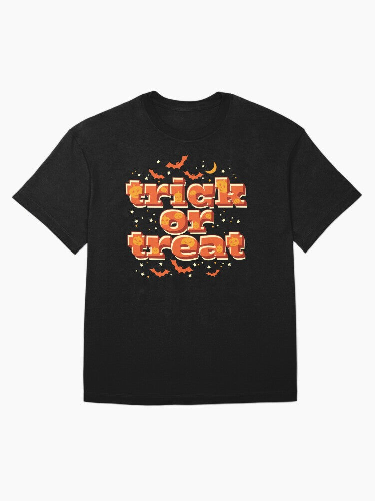 Halloween Trick Or Treat Oversized T Shirt US Trend 2