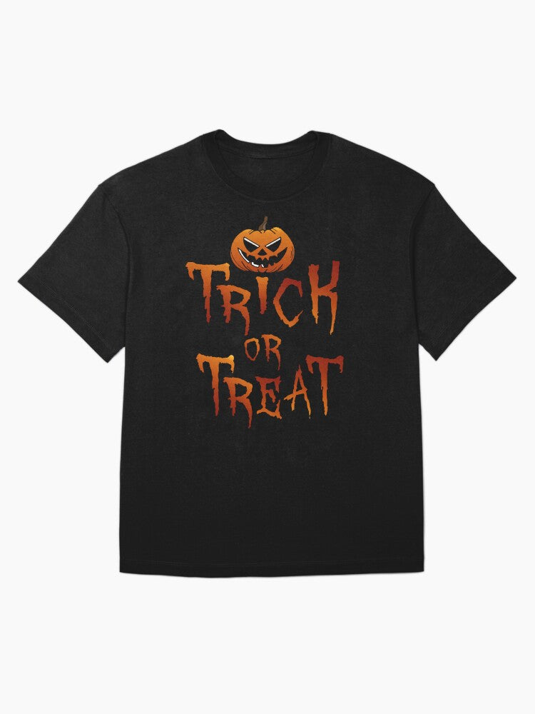 Trick Or Treat Oversized T Shirt Minimal Style 13