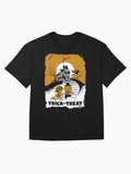Trick Or Treat Kids Oversized T Shirt Minimal Style
