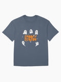 Spooky Season Ghost Parade Oversized T Shirt