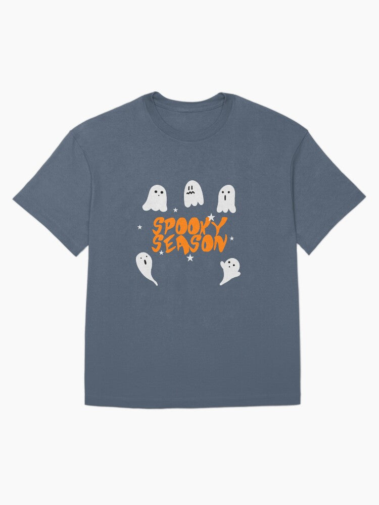 Spooky Season Ghost Parade Oversized T Shirt