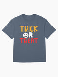 Trick Or Treat Oversized T Shirt Clean Design 6