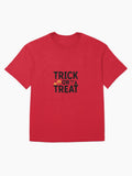 Trick Or Treat Oversized T Shirt Clean Design 3