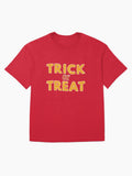Trick Or Treat Oversized T Shirt Clean Design 4