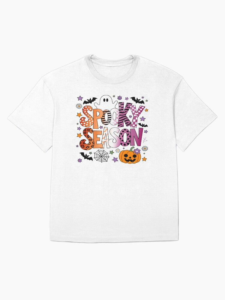 Lesbian Spooky Season Halloween Oversized T Shirt