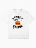 Halloween Spooky Season Pumpkin Oversized T Shirt