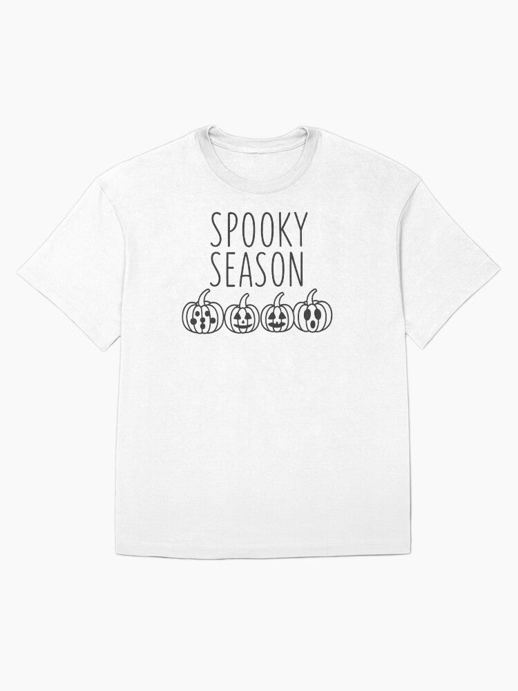Spooky Season Pumpkins Halloween Design Oversized T Shirt