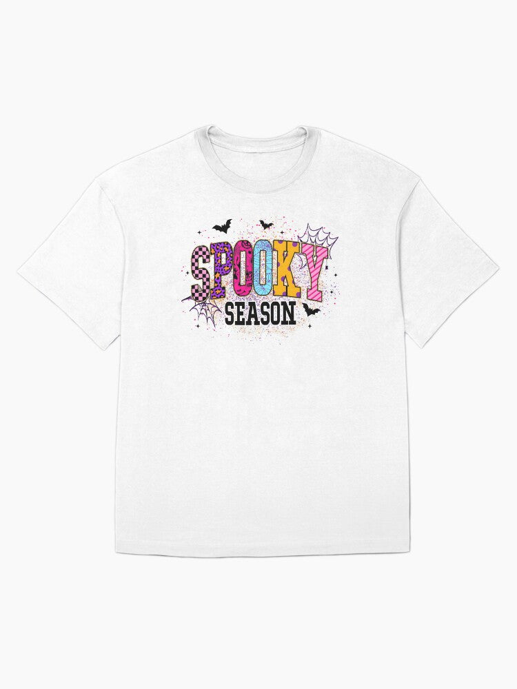 Retro Halloween Spooky Season Oversized T Shirt